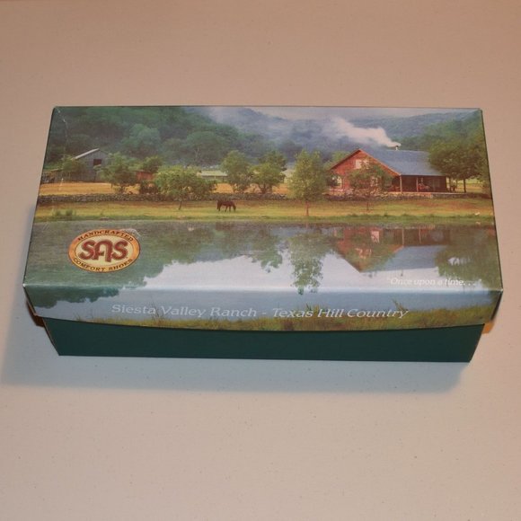 SOLD • SAS Suntimer Black Crocodile Slingback Sandals Embossed Size 6 1/2 W USA - Picture 11 of 11